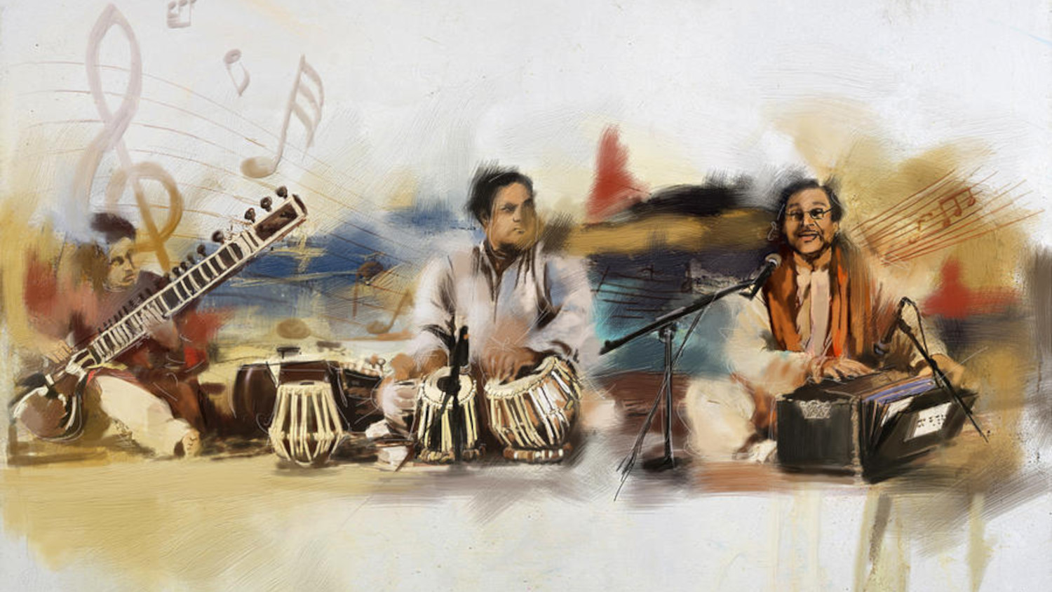 Geet Raamaayan Music team